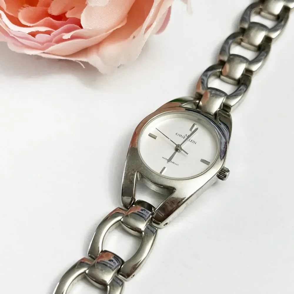 Anne Klein Silver Link Watch